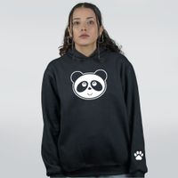 MOLETOM PRETO - CUTE PANDA