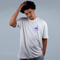 CAMISETA OVERSIZED OFF WHITE - SANTA CEIA