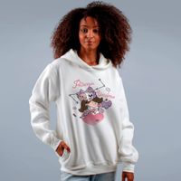 MOLETOM OFF WHITE - PRINCESA UNICÓRNIO