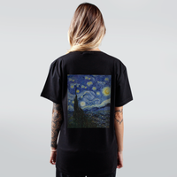 CAMISETA PRETA - VAN GOGH