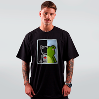 CAMISETA PRETA - SAPO CAVEIRA