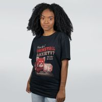 CAMISETA PRETA - UNINSTALL ANXIETY