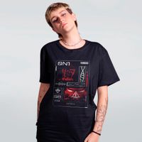 CAMISETA PRETA - DANGER-ZONE