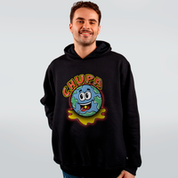 MOLETOM PRETO - CHUPA MUNDO