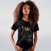 CAMISETA PRETA - RESPEITA O REI