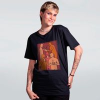 CAMISETA PRETA - CAFÉ