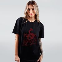 CAMISETA PRETA - DRAGON CYBER