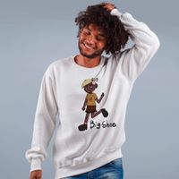 MOLETOM BÁSICO OFF WHITE - BIG SHOE