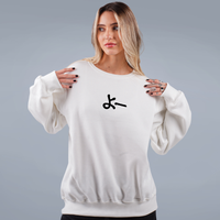 MOLETOM BÁSICO OFF WHITE - YO