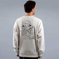 MOLETOM BÁSICO OFF WHITE - YO