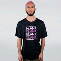 CAMISETA PRETA - BLANK