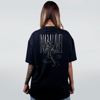 CAMISETA OVERSIZED PRETA - INABALÁVEL