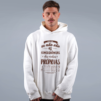 MOLETOM OFF WHITE - MINHAS PRÓPRIAS ATITUDES