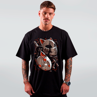 CAMISETA PRETA - DEMON MASK