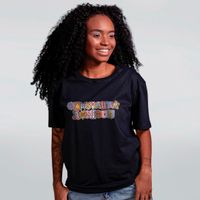 CAMISETA PRETA - CONSTANTLY ANXIOUS
