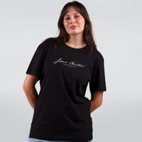 CAMISETA PRETA - JANE AUSTEN BRANCO