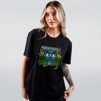CAMISETA PRETA - AAAI BRANCO