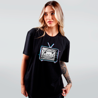 CAMISETA PRETA - TV FROGG