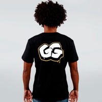 CAMISETA PRETA - FROGG COLORIDO