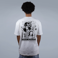 CAMISETA OVERSIZED OFF WHITE - TENGU