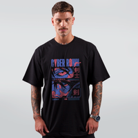CAMISETA PRETA - CYBER RONIN