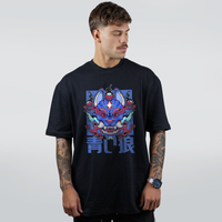 CAMISETA OVERSIZED PRETA - STAR OKAMI
