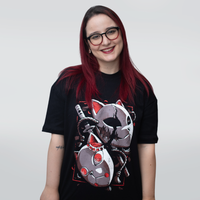 CAMISETA PRETA - DEMON MASK