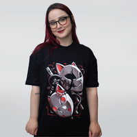 CAMISETA PRETA - DEMON MASK