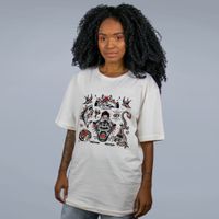 CAMISETA OVERSIZED OFF WHITE - OLD SCHOOL