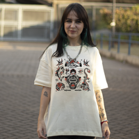 CAMISETA OVERSIZED OFF WHITE - OLD SCHOOL