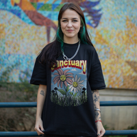 CAMISETA OVERSIZED PRETA - SANCTUARY