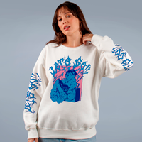 MOLETOM BÁSICO OFF WHITE - LET’S GO