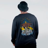 MOLETOM BÁSICO PRETO - CHARMÃO CATÓLICO