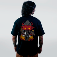CAMISETA OVERSIZED PRETA - CHARMÃO BELZEBUTH