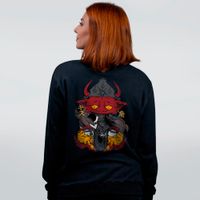 MOLETOM BÁSICO PRETO - CHARMÃO BELZEBUTH