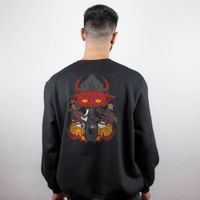 MOLETOM BÁSICO PRETO - CHARMÃO BELZEBUTH