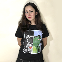 CAMISETA PRETA - SAPO CAVEIRA