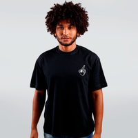CAMISETA OVERSIZED PRETA - SANTA CEIA