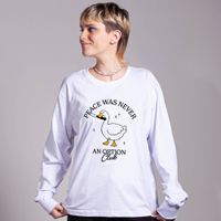 MANGA LONGA OFF WHITE - PEACE WAS NEVER AN OPTION CLUB