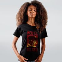 CAMISETA PRETA - MEU EU DO CEU