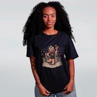 CAMISETA PRETA - EU GOSTO DE BATATA