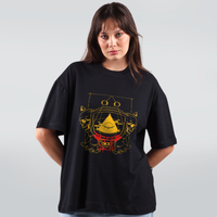CAMISETA OVERSIZED PRETA - MEMÓRIAS DA ÚLTIMA NOITE