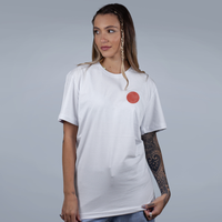 CAMISETA OVERSIZED OFF WHITE - FLAMINGO SONG