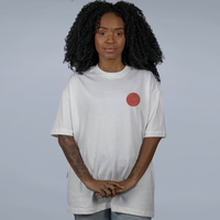 CAMISETA OVERSIZED OFF WHITE - BLOOMY FOX