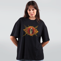 CAMISETA OVERSIZED PRETA - BARAD DUR