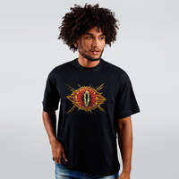 CAMISETA OVERSIZED PRETA - BARAD DUR
