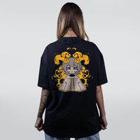 CAMISETA OVERSIZED PRETA - SENTIMENTOS ÁRIES
