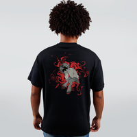CAMISETA OVERSIZED PRETA - A CHAMADA
