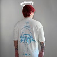 CAMISETA OVERSIZED OFF WHITE - ABADDON