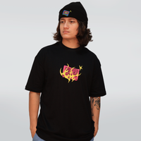 CAMISETA OVERSIZED PRETA - TAPE WTF